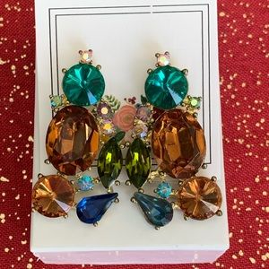Crystal rhinestone earrings